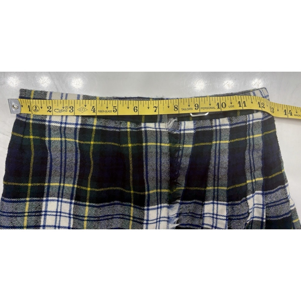 Archie Brown & Son Pure Wool Tartan Pleated Wrap Kilt Skirt Size 8 Britain - Picture 5 of 10